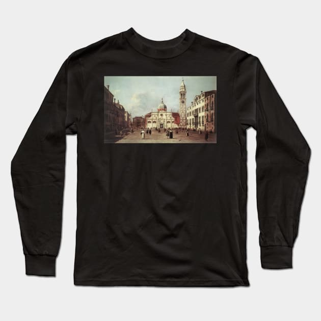 campo santa maria formosa - Canaletto Long Sleeve T-Shirt by Kollagio